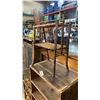 Image 2 : WOOD SHELF AND RATTAN SHELVES