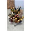 Image 1 : 2 TRAYS OF MINIATURE COLLECTIBLE LIQUOR BOTTLES APPROX 30 - MOST SEALED