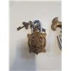 Image 2 : LOT OF ANTIQUE LOCKS AND ITEMS