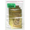 Image 1 : 3 x 1/1000 Oz .999 Fine Gold Utah GoldBacks 