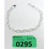 Image 1 : .925 Sterling Silver Chain Bracelet 