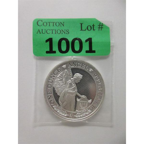 1 Oz .999 Silver 2021 Angel With Hand On Tomb Coin