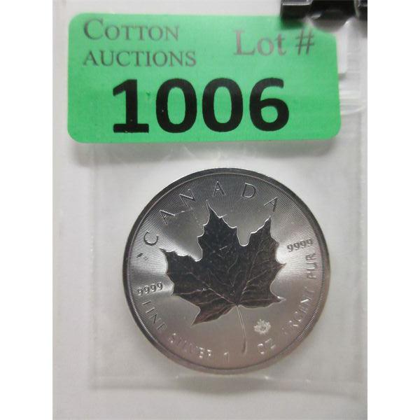 1 Oz .9999 Silver 2021 Canada Maple Leaf Coin