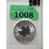Image 1 : 1 Oz .9999 Silver 2023 Canada Maple Leaf Coin