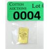 Image 1 : 1/10 Oz .9999 Fine Gold 2020 Canada $25 Legal Tender Bar