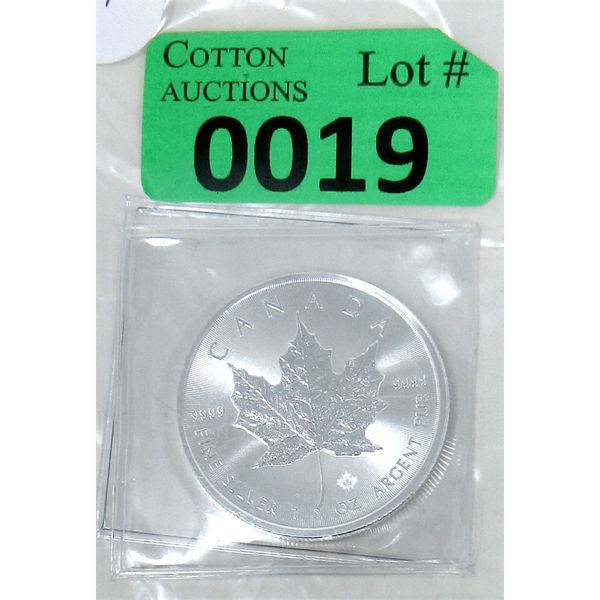 1 Oz .9999 Silver 2022 Canada Maple Leaf Coin 