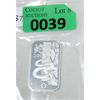 Image 1 : 1 Oz .999 Silver 2013 Year of the Snake Bar 