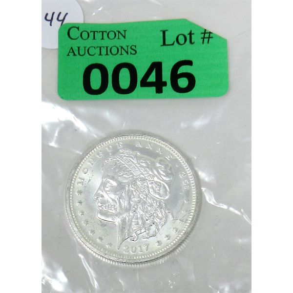1 Oz .999 Silver 2017 Morgue Anne ZombieBuck Round 