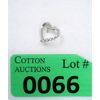 Image 1 : 14 KT White Gold and Diamond Slide Pendant