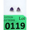 Image 1 : New Amethyst Sterling Silver Earrings