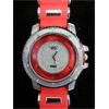 Image 1 : New Red Techno Pave Large Face Watch