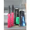 Image 1 : 2 New Stainless Steel Folding Knives with 3" Blades
