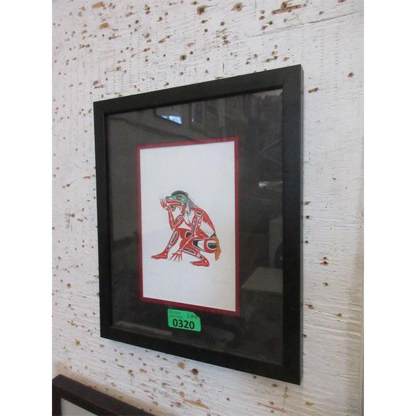 Richard Shorty Framed Print - Frog Dancer 