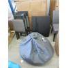 Image 1 : 3 Folding Chairs, Bean Bag Chair & Desk Top Riser