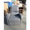 Image 1 : Grey Bonded Leather Rocking Recliner