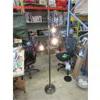 Image 1 : Metal Floor Lamp with 3 Edison Bulbs - 3 Settings