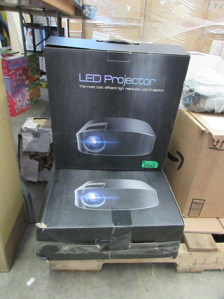 2 High Resolution LED Projectors