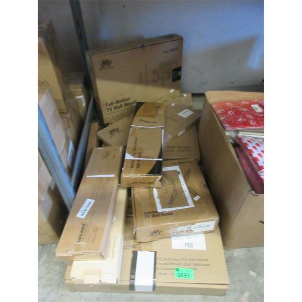 10 Assorted TV & Monitor Mounts 