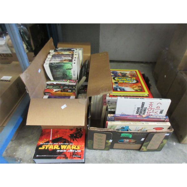 2 Cases of Assorted Books - Most Soft Cover