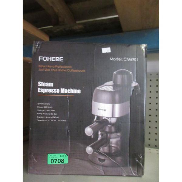 Fohere Steam Espresso Machine 