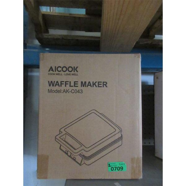 2 AICOOK Waffle Makers 
