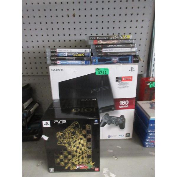 PS3 In Box & Assorted PS3 Games