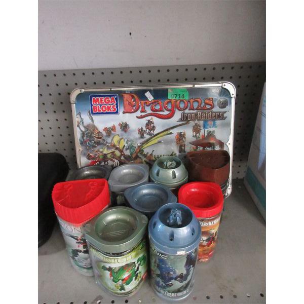 10 Assorted Mega Bloks & LEGO Sets 