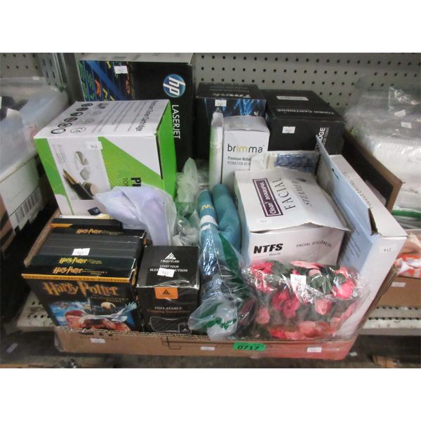 Box of Assorted Amazon Overstock Merchandise