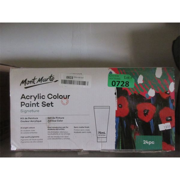 Mont Marte 24 x 75 ml Acrylic Paint Set 