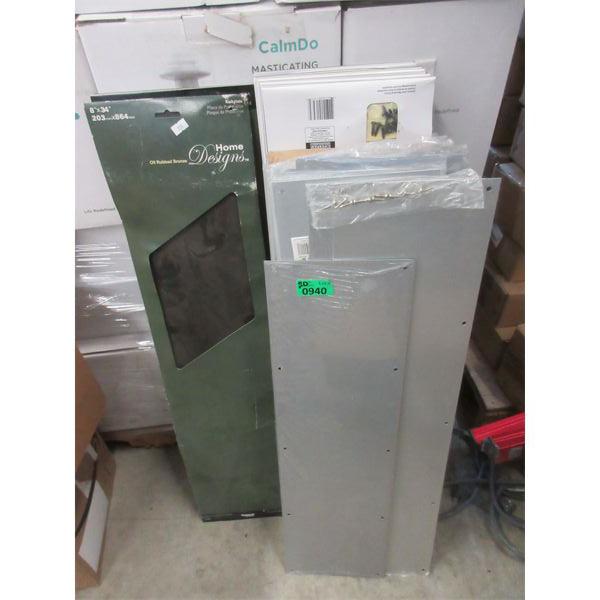 20 Piece Lot of Assorted Metal Kick Plates