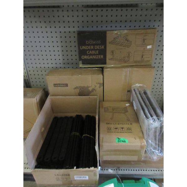 7 Piece Lot of Assorted Storage Shelves 