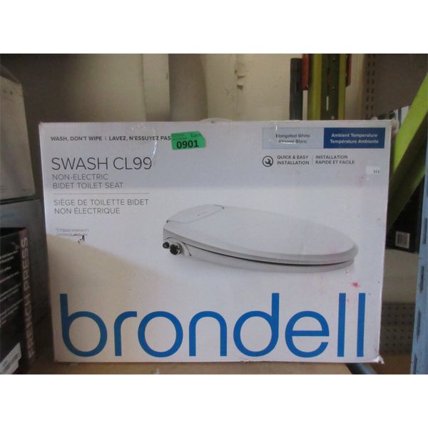 Brondell NonElectric Bidet Toilet Seat