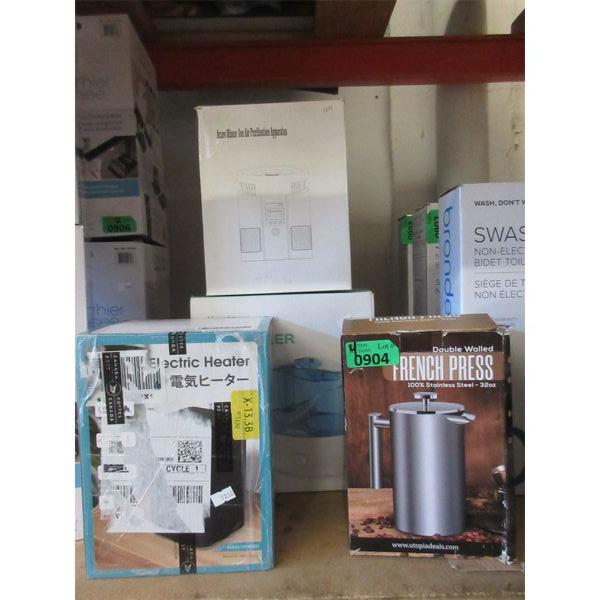 4 Piece Lot of Household Goods