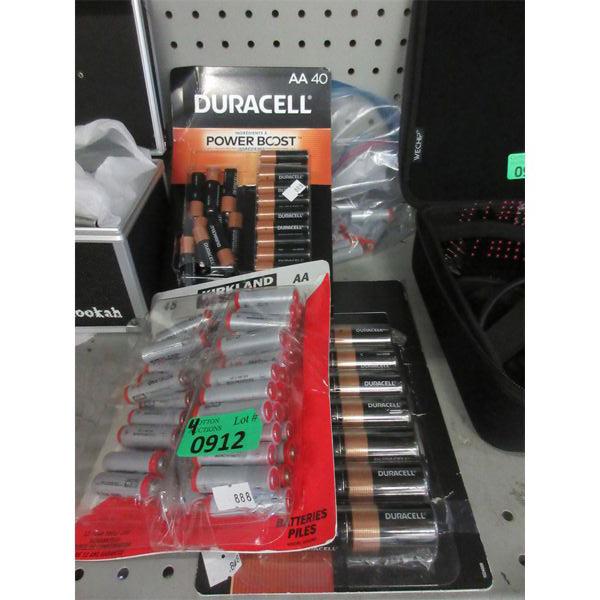 4 Packages of Assorted Batteries