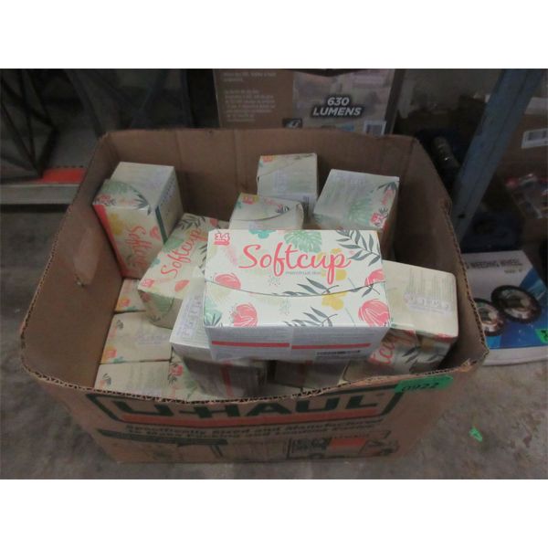 18  Boxes of 14 Softcup Menstrual Discs