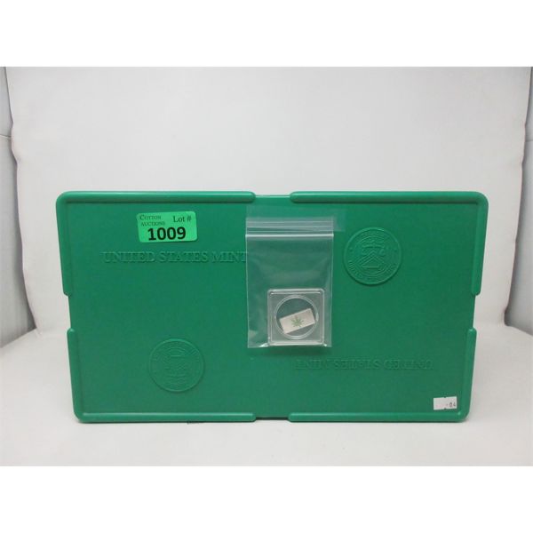US Bullion Box & 1/4 Oz. Fine Silver Legalize It Bar