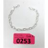 Image 1 : .925 Sterling Silver Chain Bracelet 