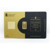 Image 2 : 1 Gram .9999 Fine Gold Serial Numbered Karat Bar in Assay Card 