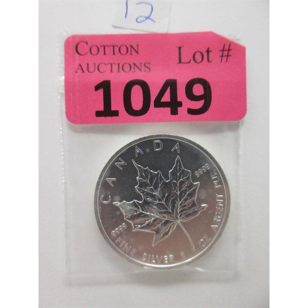 1 Oz .9999 Silver 2011 Canada Maple Leaf Coin 