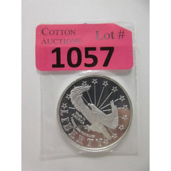 1 Oz .999 Silver Liberty Art Round 