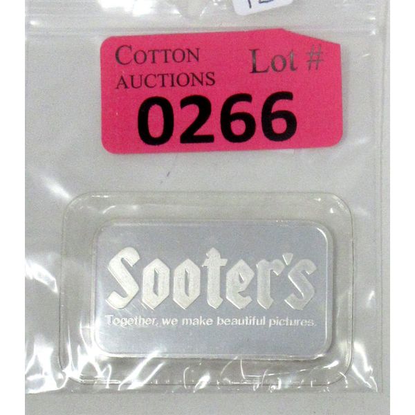 1 Oz. .999 Fine Silver Johnson Matthey  Sooter's  Bar