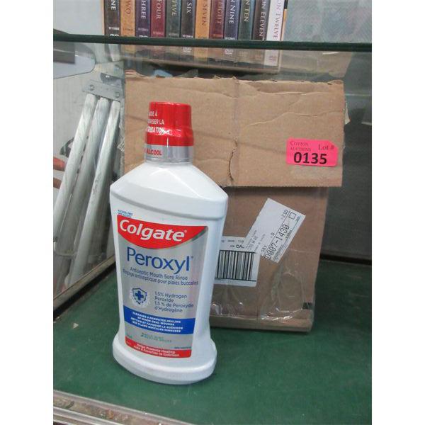 Box of 6 Colgate Peroxyl Antiseptic Sore Mouth Rinse