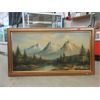 Image 1 : Large Framed Giclee Landscape Painting 