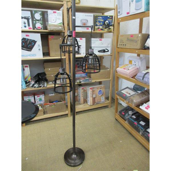 New Metal Floor Lamp with 3 Edison Bulbs - 3 Settings