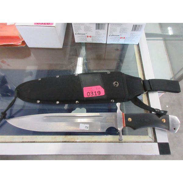 Rough Ride Knife with 9" Blade & Sheath