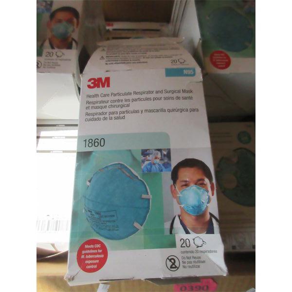 15 Boxes of 20 3M N95 Face Masks