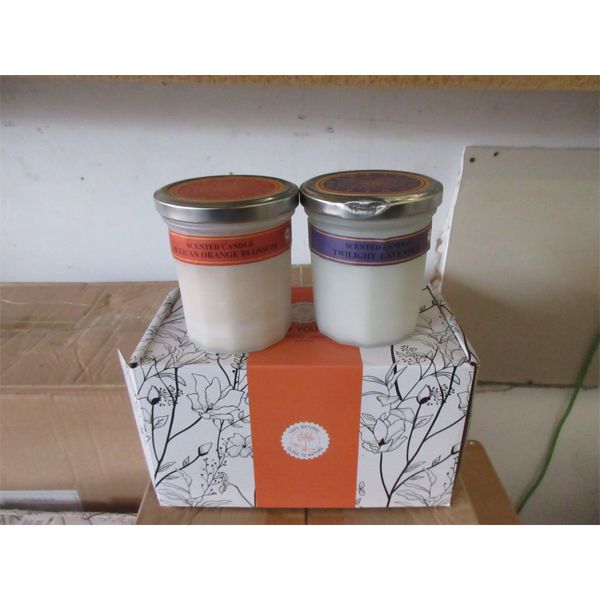 3 Sets of 2 Aromatherapy Jar Candles - 7.4 Oz