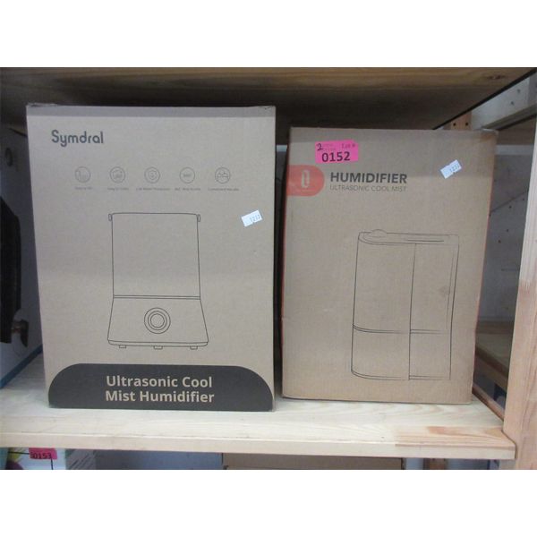 2 Ultrasonic Mist Humidifiers