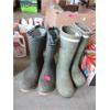 Image 1 : 1 Pair of Steel Toe Rubber Boots & 1 Rubber Boots