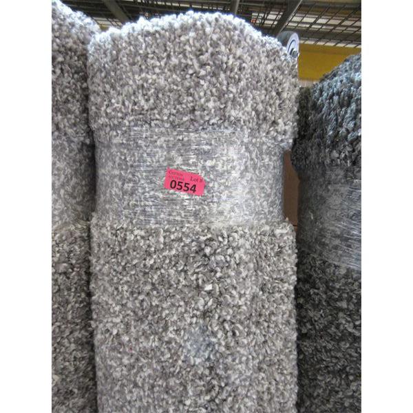 5'' x 7' Grey Speckled Shag Area Carpet